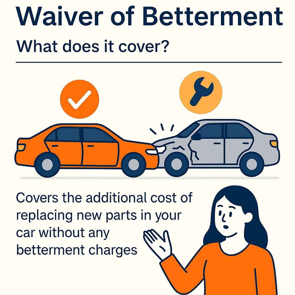 Waiver of Betterment — Drive Worry-Free with Full Repairs